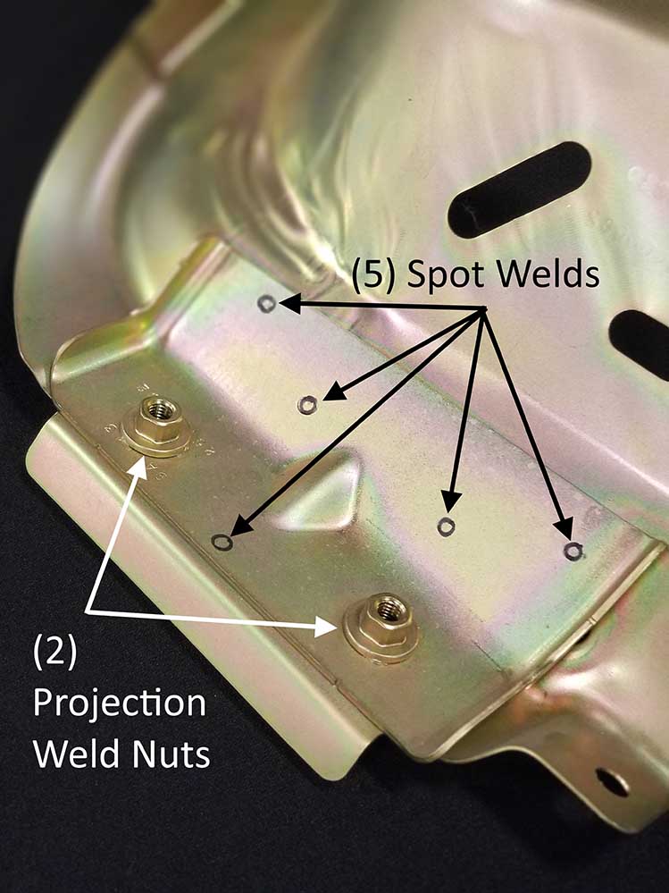 Projection Spot Weld